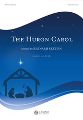 The Huron Carol SAB choral sheet music cover